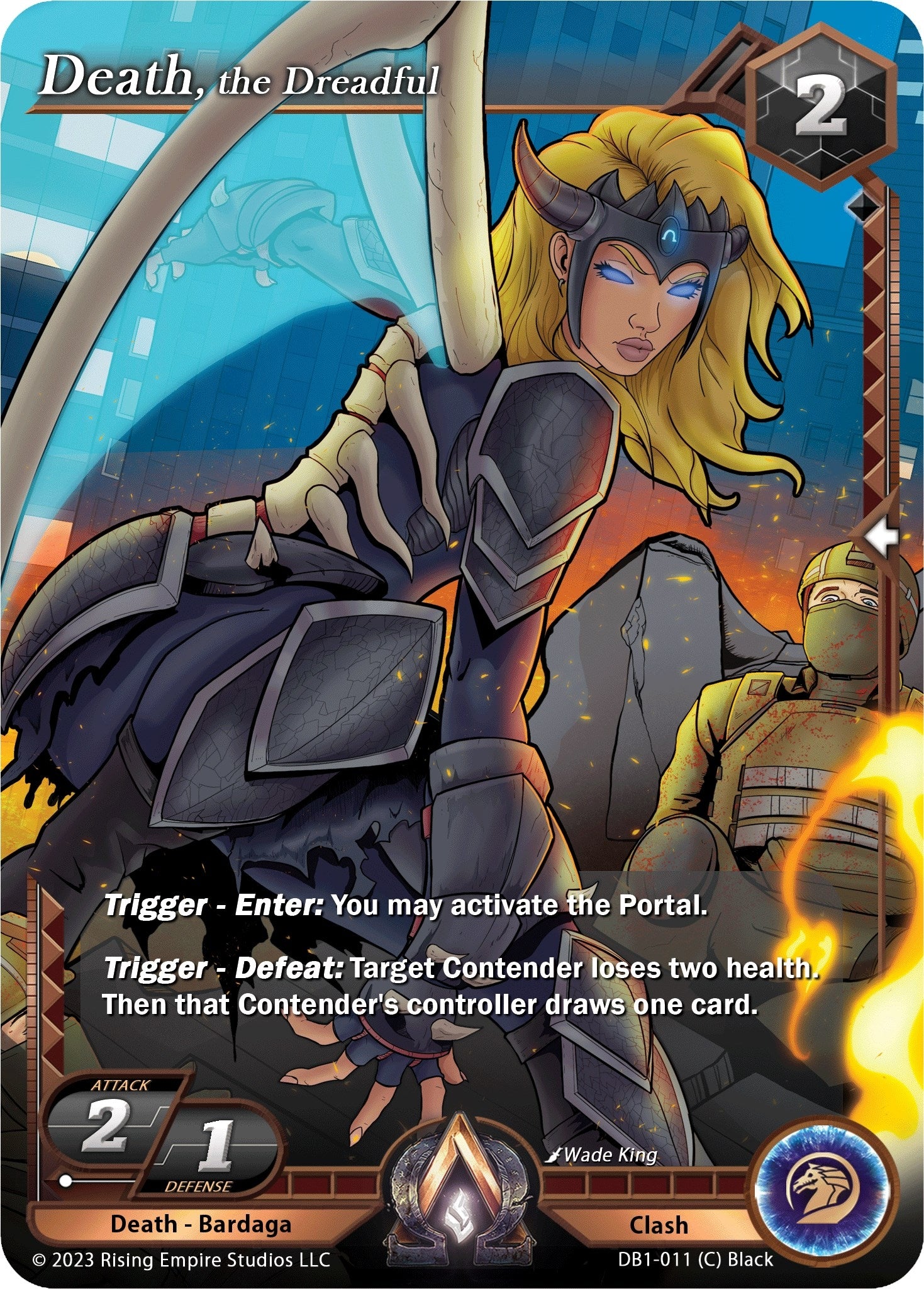 Image for Death, the Dreadful (DB1-011) (Year of the Dragon) - Alpha Clash