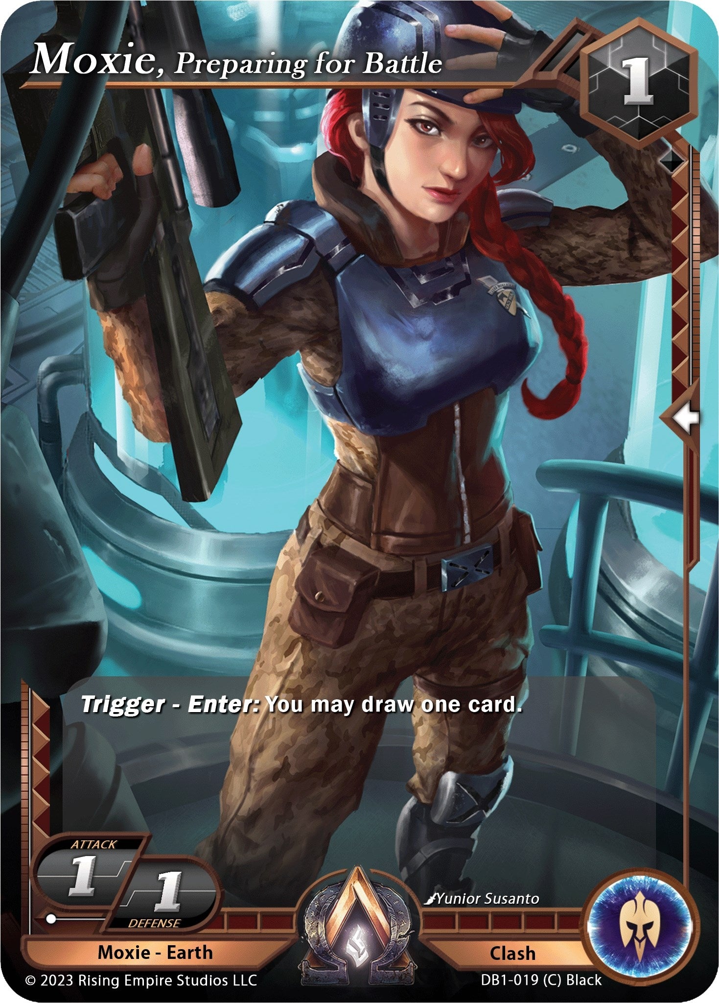 Image for Moxie, Preparing for Battle (DB1-019) (Year of the Dragon) - Alpha Clash