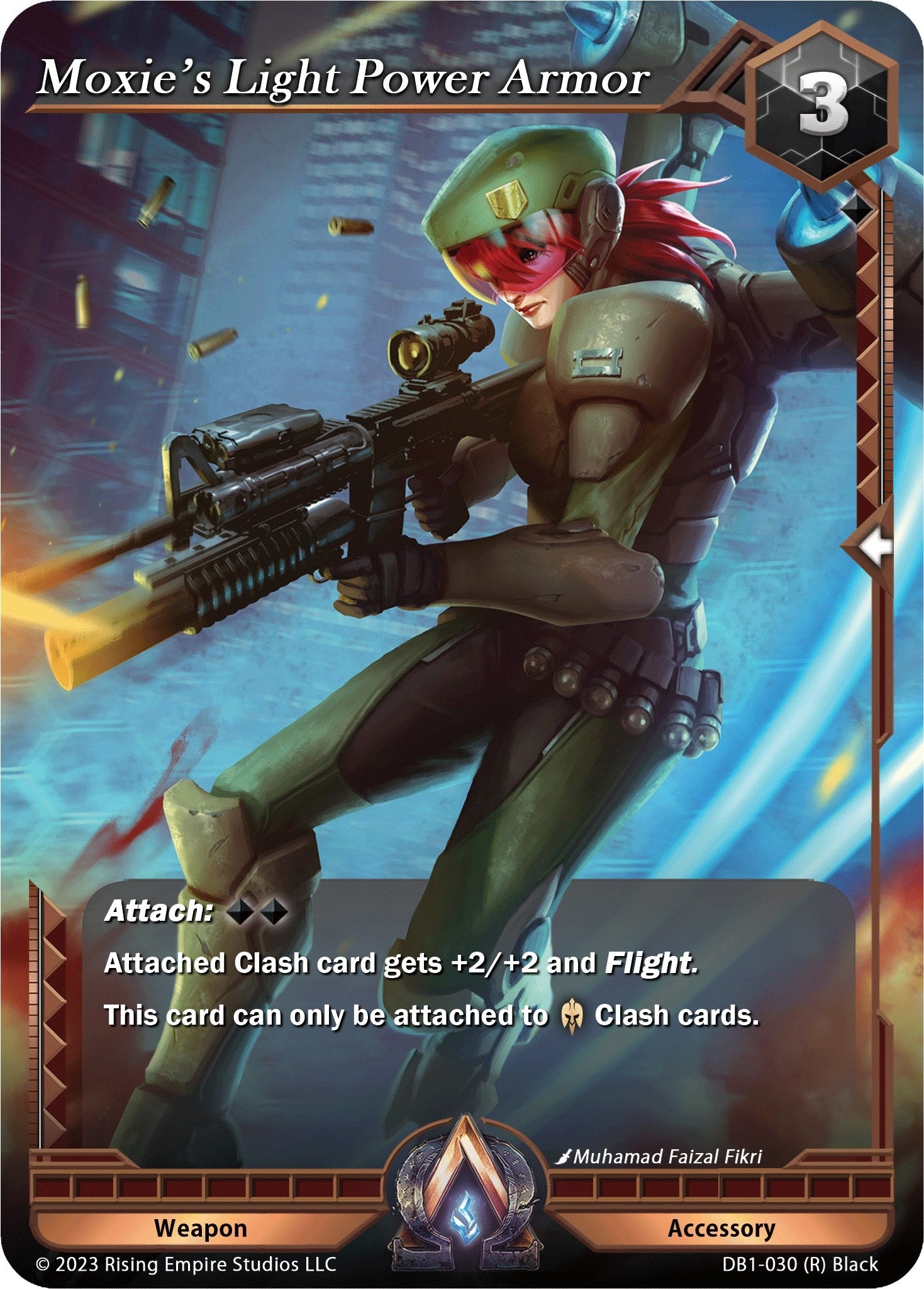 Image for Moxie's Light Power Armor (DB1-030) (Year of the Dragon) - Alpha Clash