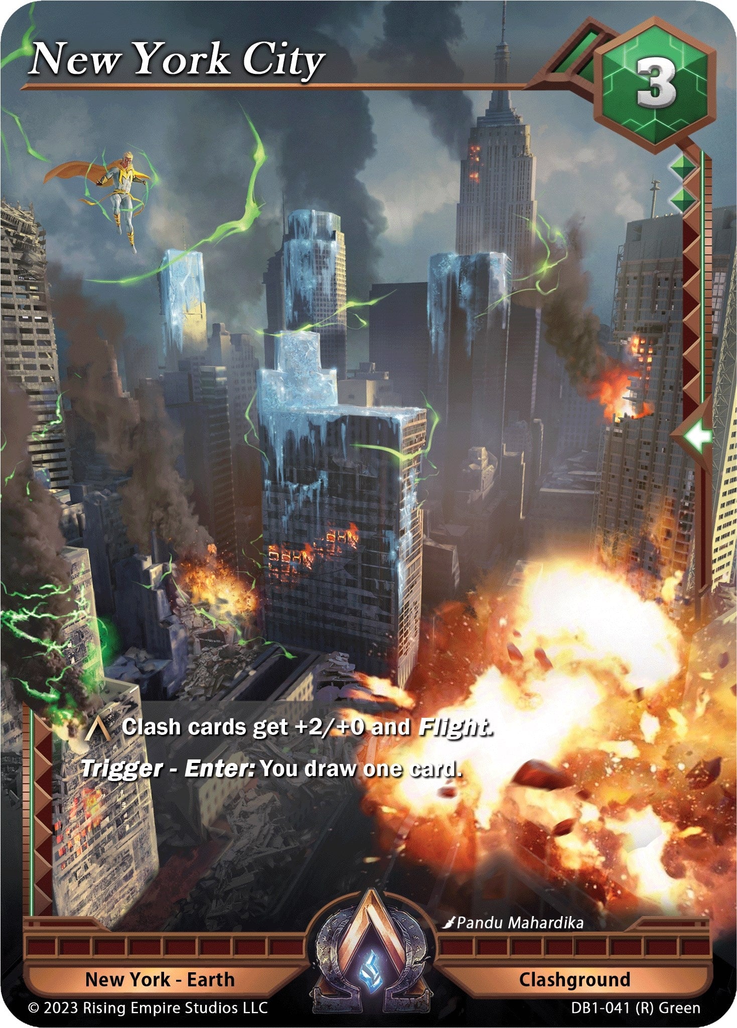 Image for New York City (DB1-041) (Year of the Dragon) - Alpha Clash