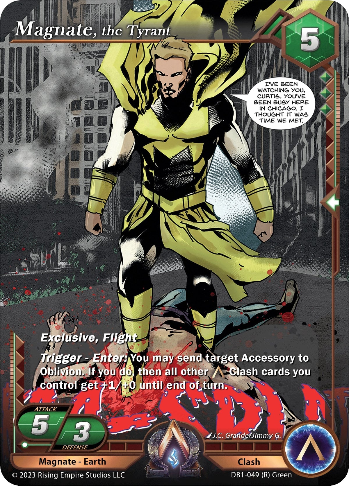 Image for Magnate, the Tyrant (DB1-049) (Year of the Dragon) - Alpha Clash