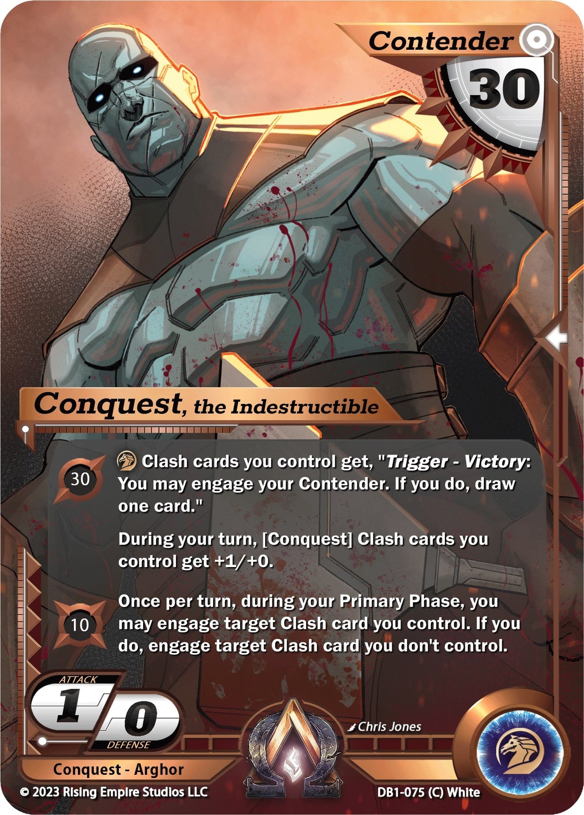 Image for Conquest, the Indestructible (DB1-075) (Year of the Dragon) - Alpha Clash