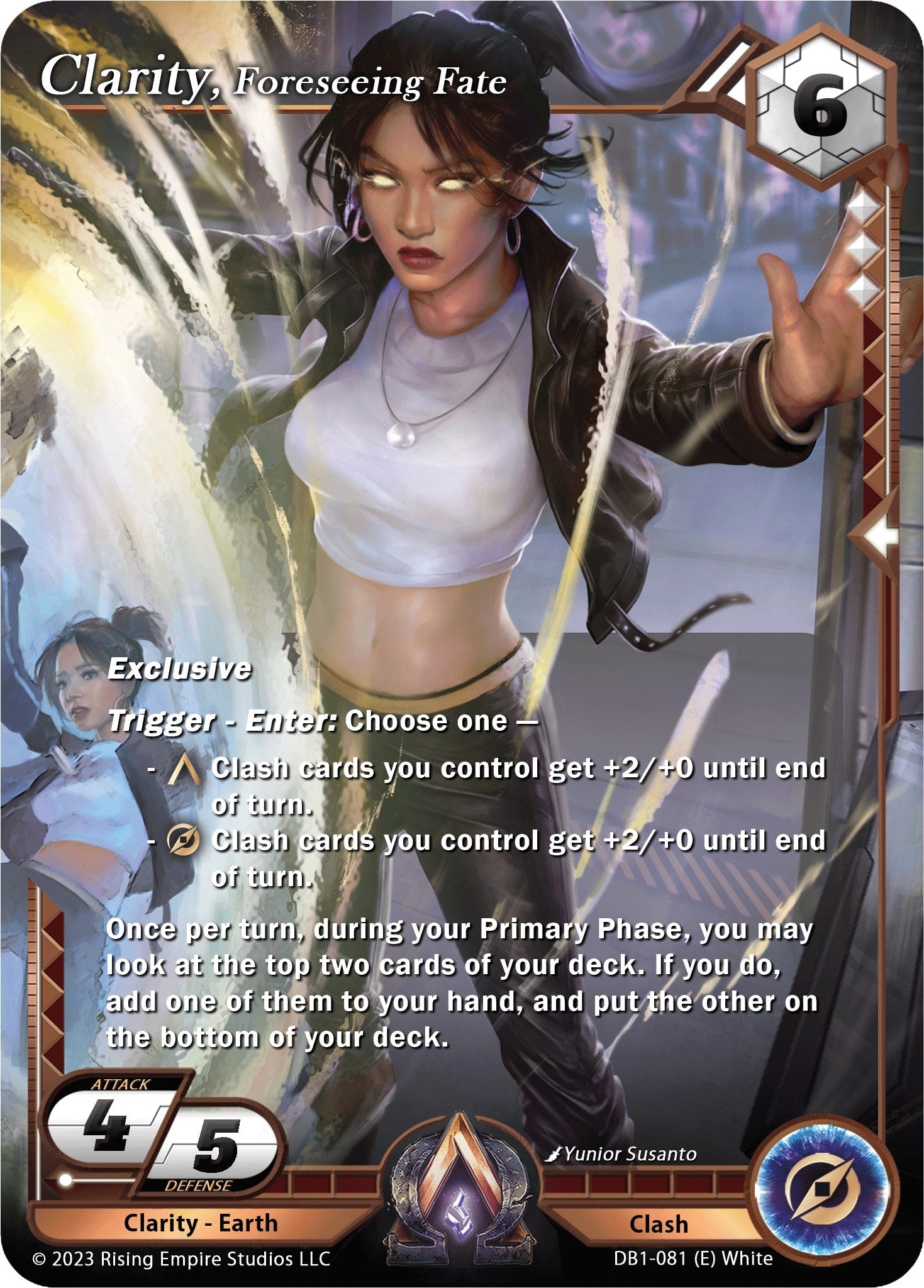 Image for Clarity, Foreseeing Fate (DB1-081) (Year of the Dragon) - Alpha Clash
