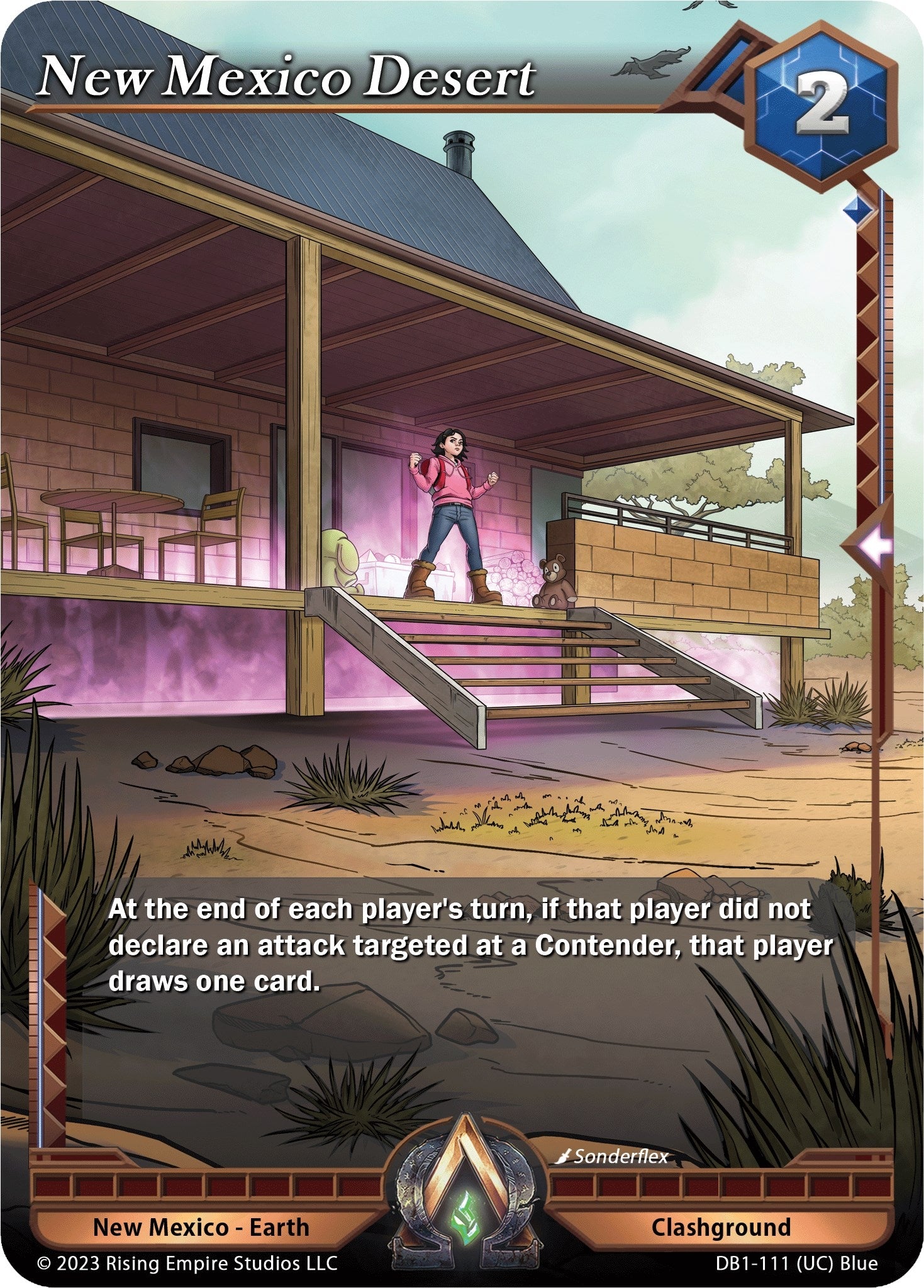 Image for New Mexico Desert (DB1-111) (Year of the Dragon) - Alpha Clash