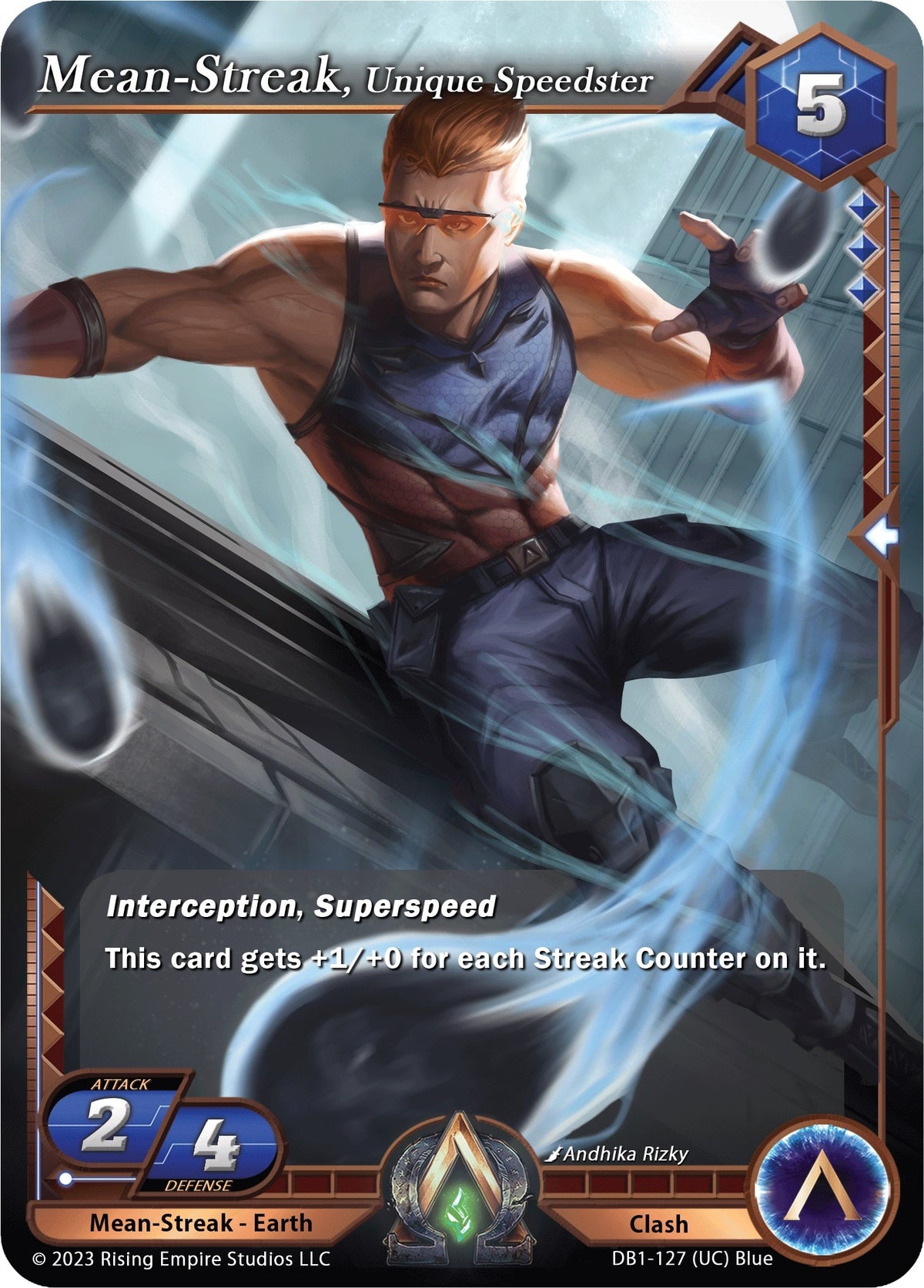 Image for Mean-Streak, Unique Speedster (DB1-127) (Year of the Dragon) - Alpha Clash