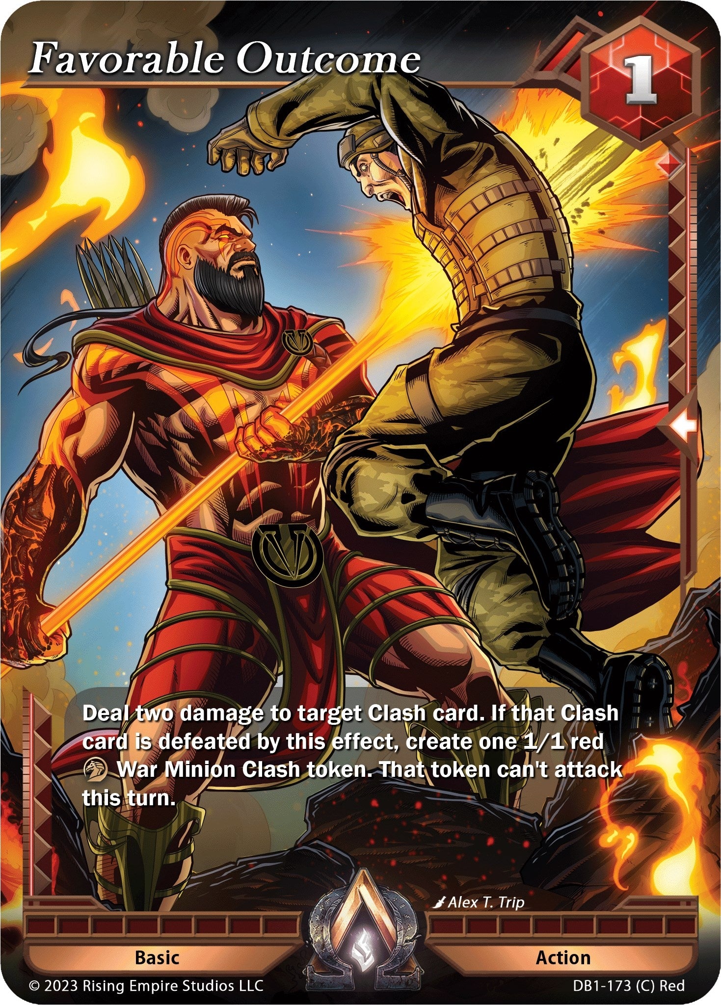 Image for Favorable Outcome (DB1-173) (Year of the Dragon) - Alpha Clash