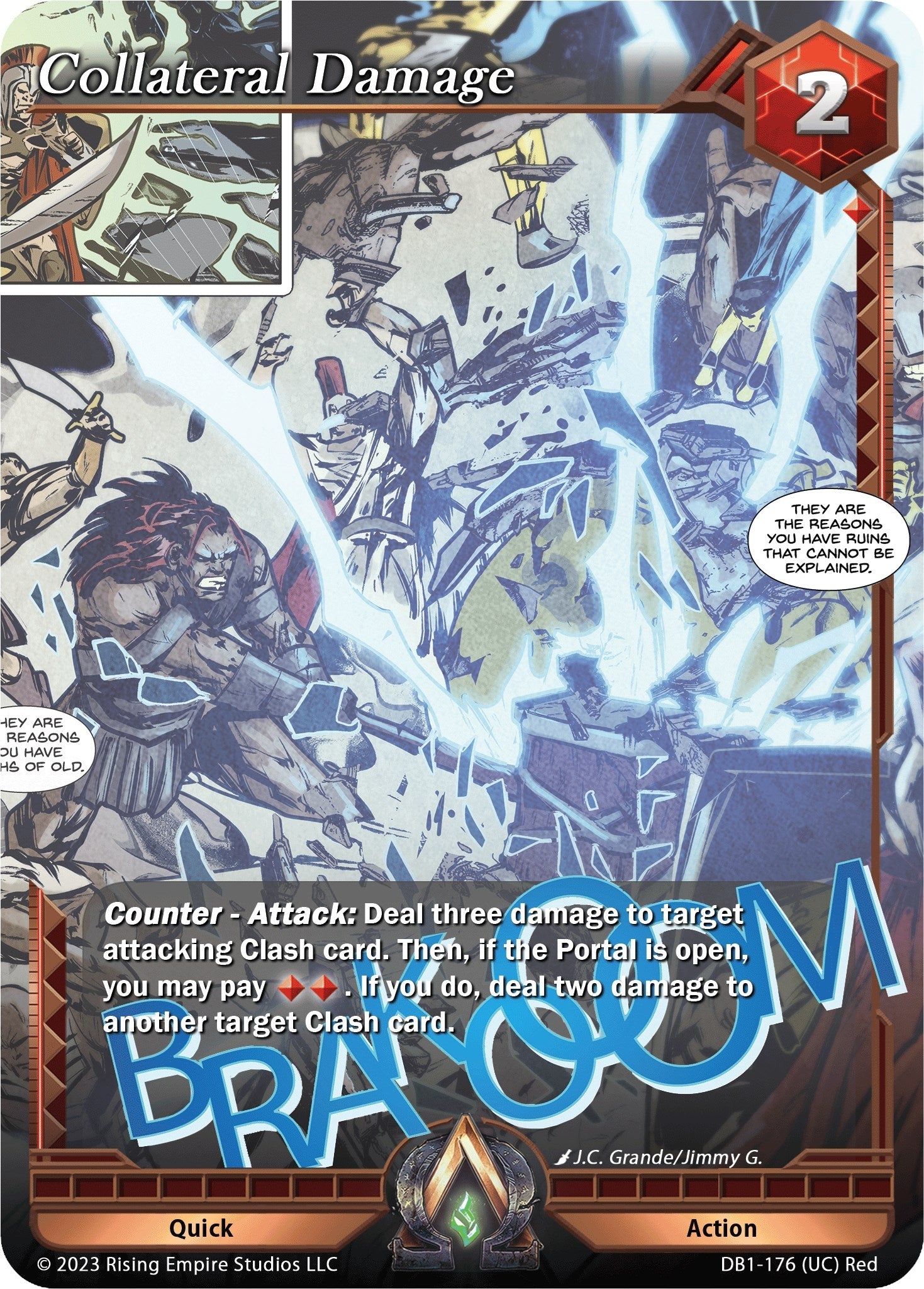 Image for Collateral Damage (DB1-176) (Year of the Dragon) - Alpha Clash