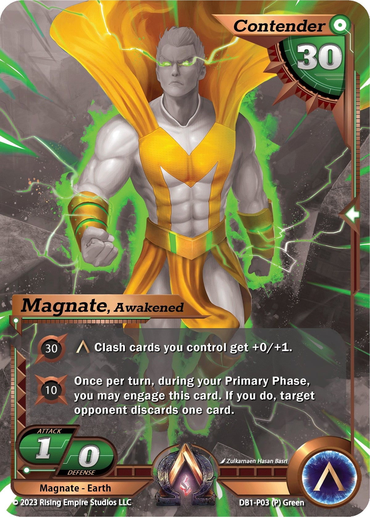 Image for Magnate, Awakened (Monochrome) (DB1-P03) (Year of the Dragon) - Alpha Clash