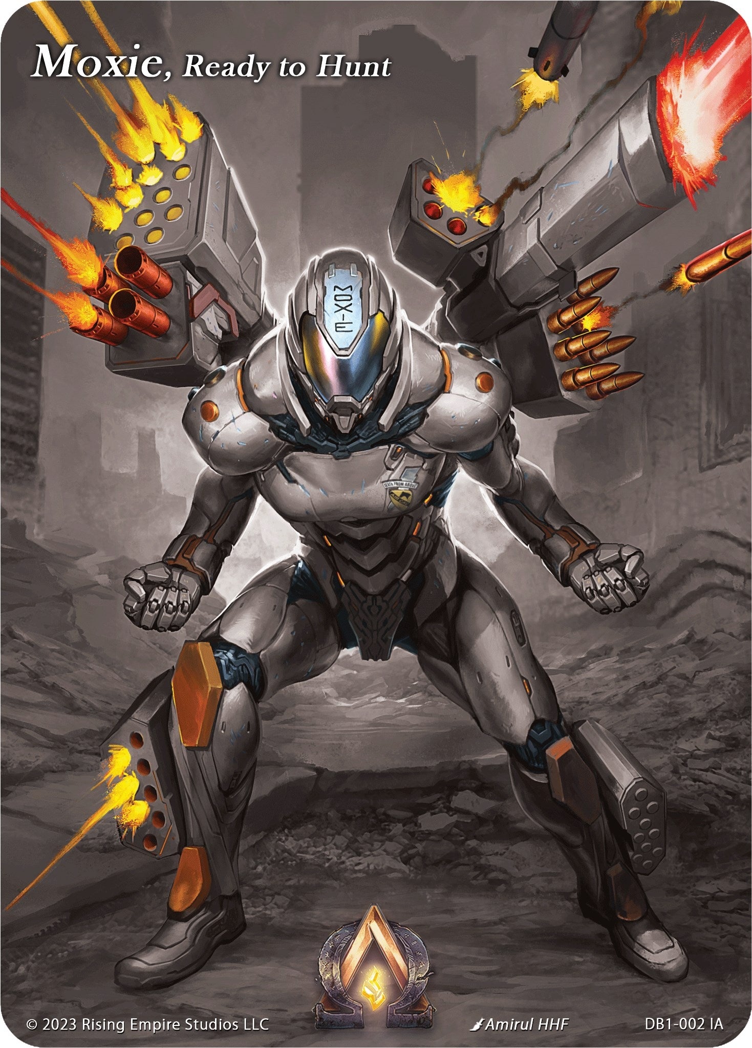 Image for Moxie, Ready to Hunt (Iconic Art) (DB1-002 IA) (Year of the Dragon) - Alpha Clash