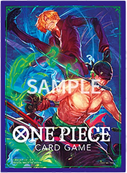 Image for One Piece Card Game Official Sleeves: Assortment 5 - Zoro & Sanji (70-Pack) - Card Sleeves
