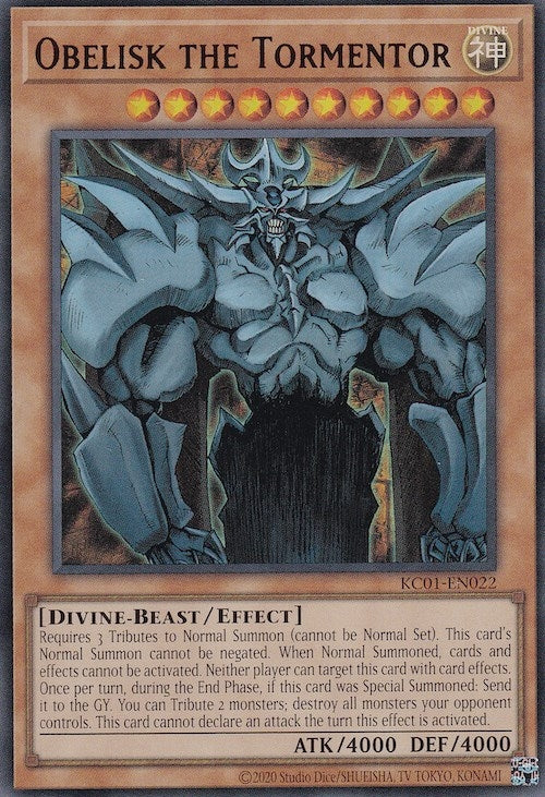 Image for Obelisk the Tormentor (KC01-EN022) (KC01) - YuGiOh