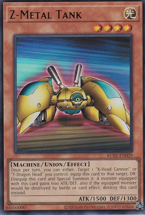 Image for Z-Metal Tank (KC01-EN029) (KC01) - YuGiOh