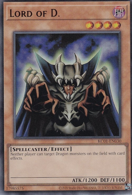 Image for Lord of D. (KC01-EN030) (KC01) - YuGiOh