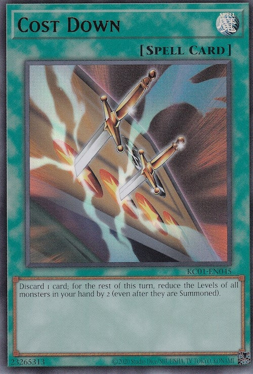 Image for Cost Down (KC01-EN045) (KC01) - YuGiOh