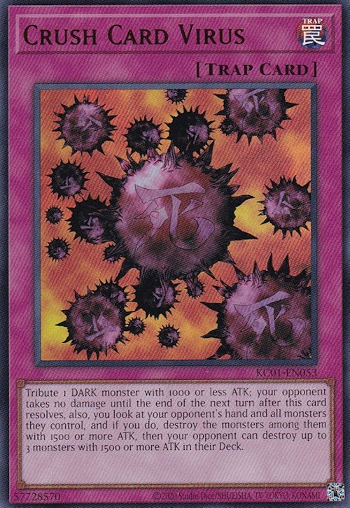 Image for Crush Card Virus (KC01-EN053) (KC01) - YuGiOh