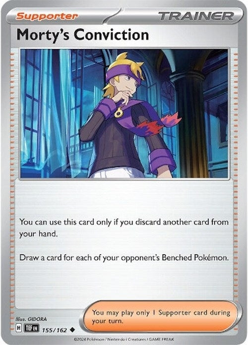 Image for Morty's Conviction (155/162) (TEF) - Pokemon