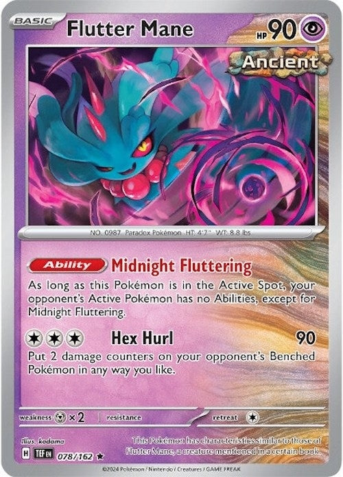 Image for Flutter Mane (078/162) (TEF) - Pokemon
