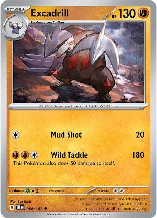 Image for Excadrill (086/162) (TEF) - Pokemon