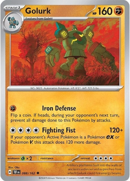 Image for Golurk (088/162) (TEF) - Pokemon