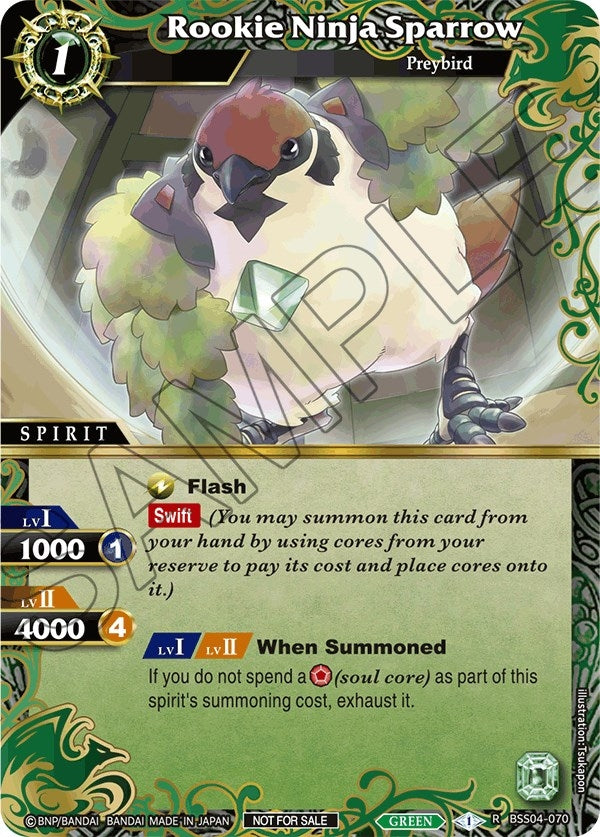 Image for Rookie Ninja Sparrow (Event Pack 2024 Vol. 1) (BSS04-070) (Launch & Event Promos) - Battle Spirits Saga