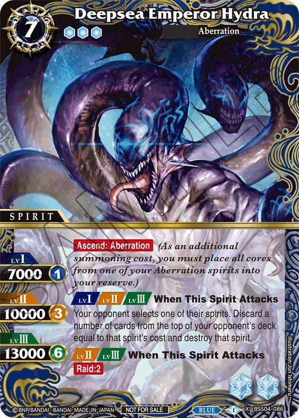 Image for Deepsea Emperor Hydra (Event Pack 2024 Vol. 1) (BSS04-086) (Launch & Event Promos) - Battle Spirits Saga