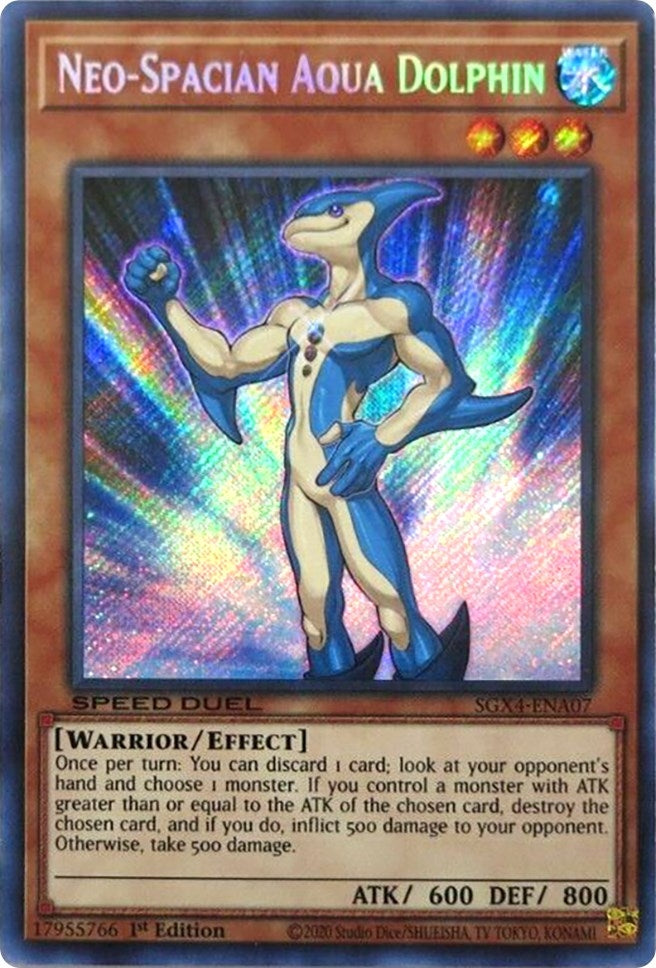 Image for Neo-Spacian Aqua Dolphin (Secret Rare) (SGX4-ENA07) (SGX4) - YuGiOh