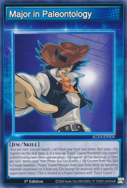 Image for Major in Paleontology (SGX4-ENS04) (SGX4) - YuGiOh