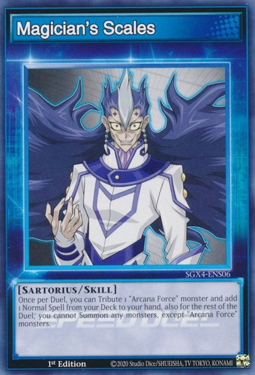 Image for Magician's Scales (Skill Card) (SGX4-ENS06) (SGX4) - YuGiOh