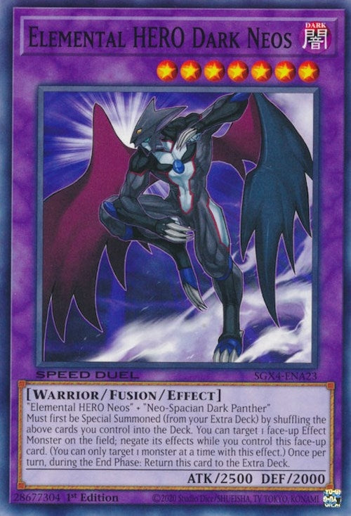 Image for Elemental HERO Dark Neos (SGX4-ENA23) (SGX4) - YuGiOh