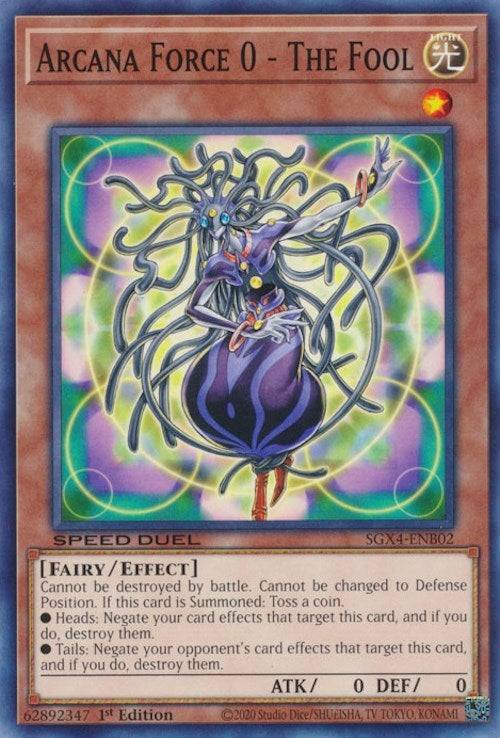Image for Arcana Force 0 - The Fool (SGX4-ENB02) (SGX4) - YuGiOh