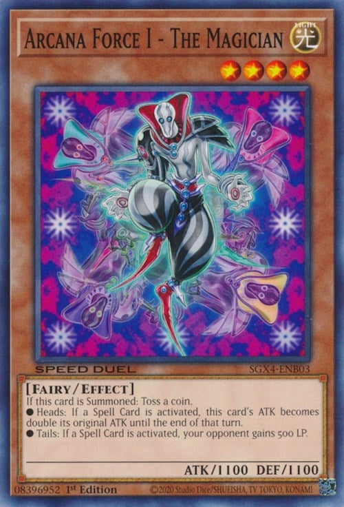 Image for Arcana Force I - The Magician (SGX4-ENB03) (SGX4) - YuGiOh