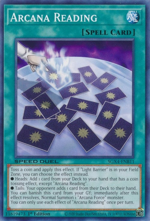 Image for Arcana Reading (SGX4-ENB11) (SGX4) - YuGiOh