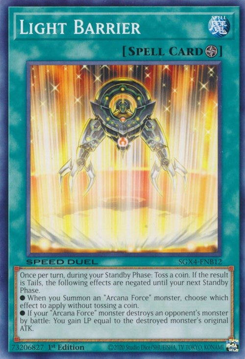 Image for Light Barrier (SGX4-ENB12) (SGX4) - YuGiOh