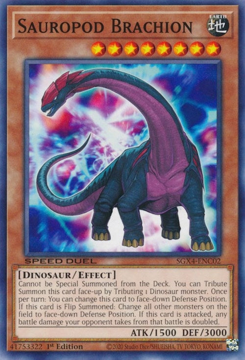 Image for Sauropod Brachion (SGX4-ENC02) (SGX4) - YuGiOh