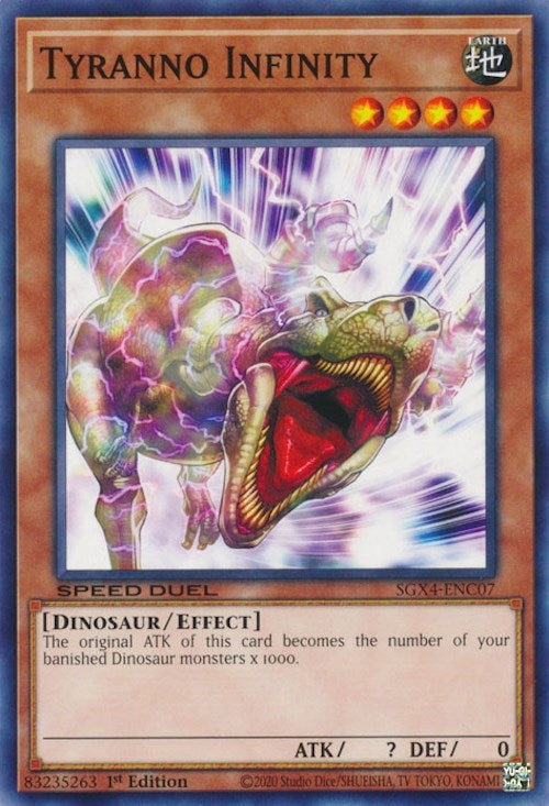 Image for Tyranno Infinity (SGX4-ENC07) (SGX4) - YuGiOh