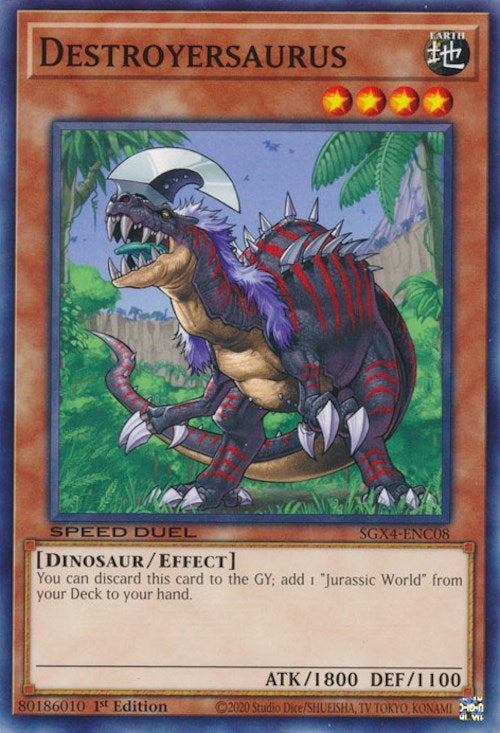 Image for Destroyersaurus (SGX4-ENC08) (SGX4) - YuGiOh