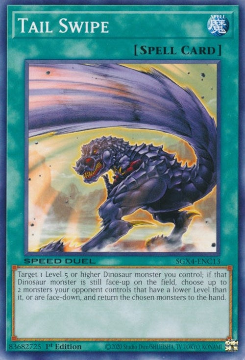 Image for Tail Swipe (SGX4-ENC13) (SGX4) - YuGiOh