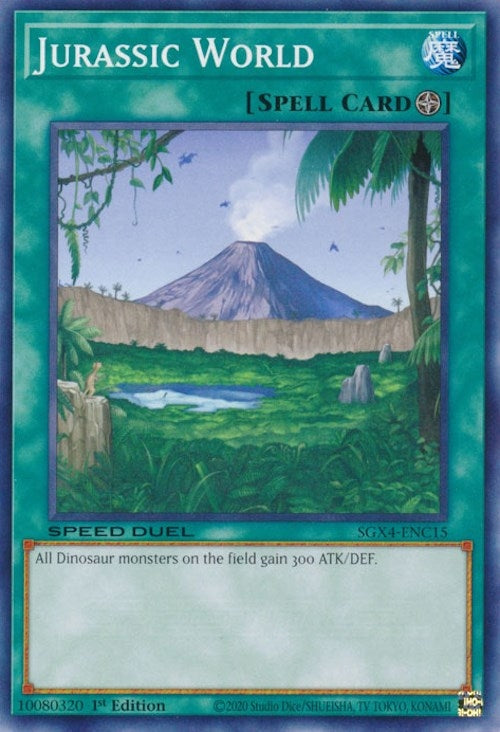 Image for Jurassic World (SGX4-ENC15) (SGX4) - YuGiOh