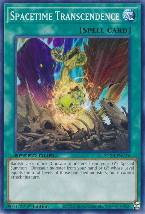 Image for Spacetime Transcendence (SGX4-ENC16) (SGX4) - YuGiOh
