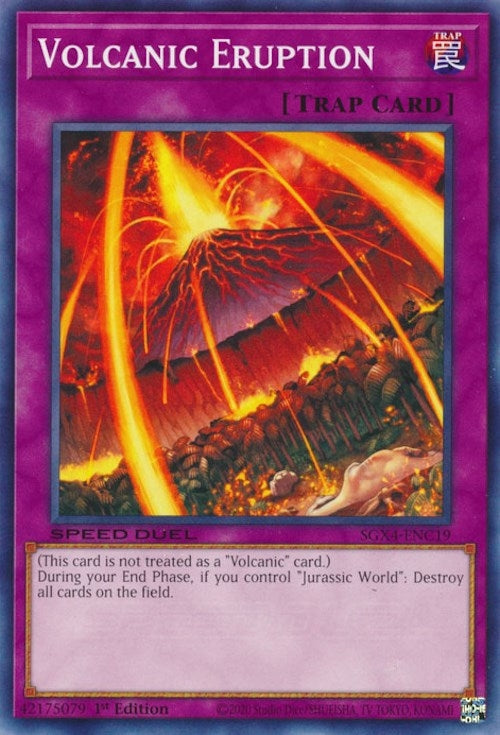 Image for Volcanic Eruption (SGX4-ENC19) (SGX4) - YuGiOh