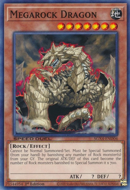 Image for Megarock Dragon (SGX4-END04) (SGX4) - YuGiOh