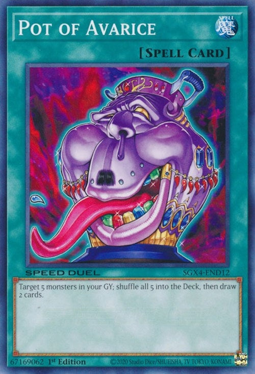 Image for Pot of Avarice (SGX4-END12) (SGX4) - YuGiOh