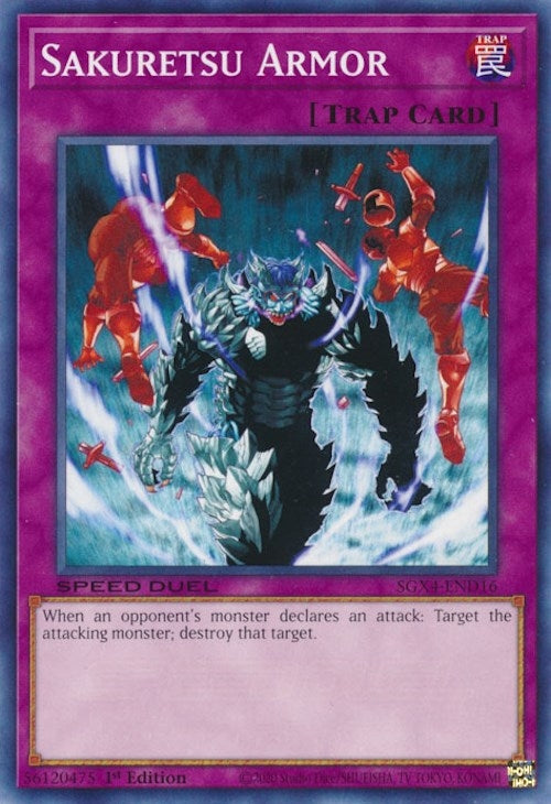 Image for Sakuretsu Armor (SGX4-END16) (SGX4) - YuGiOh