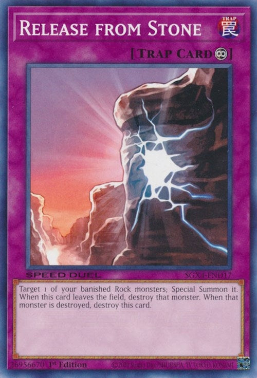 Image for Release from Stone (SGX4-END17) (SGX4) - YuGiOh