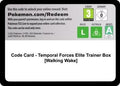 Image for Code Card - Temporal Forces Elite Trainer Box [Walking Wake] (TEF) - Pokemon