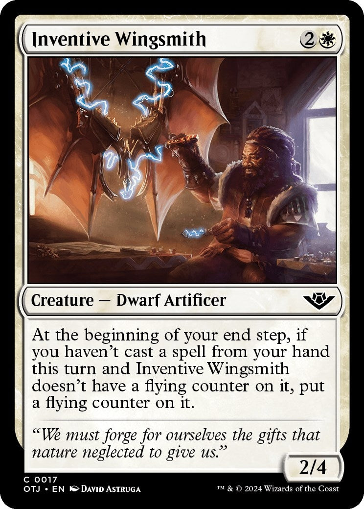 Image for Inventive Wingsmith (17) (Outlaws of Thunder Junction) - Magic: The Gathering
