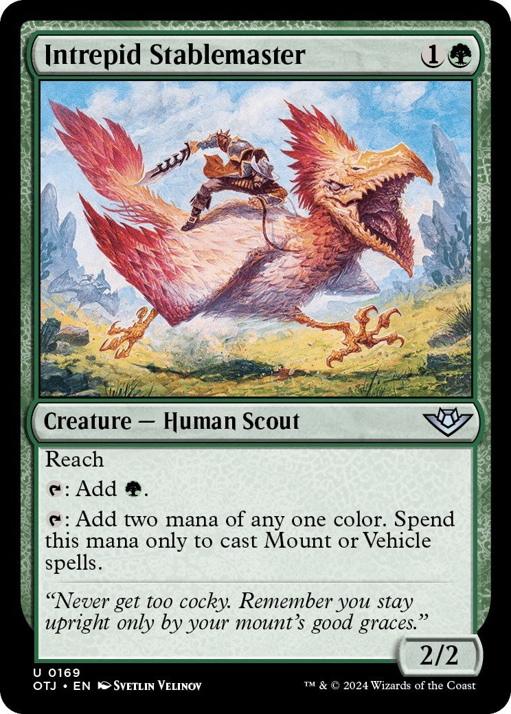 Image for Intrepid Stablemaster (169) (Outlaws of Thunder Junction) - Magic: The Gathering