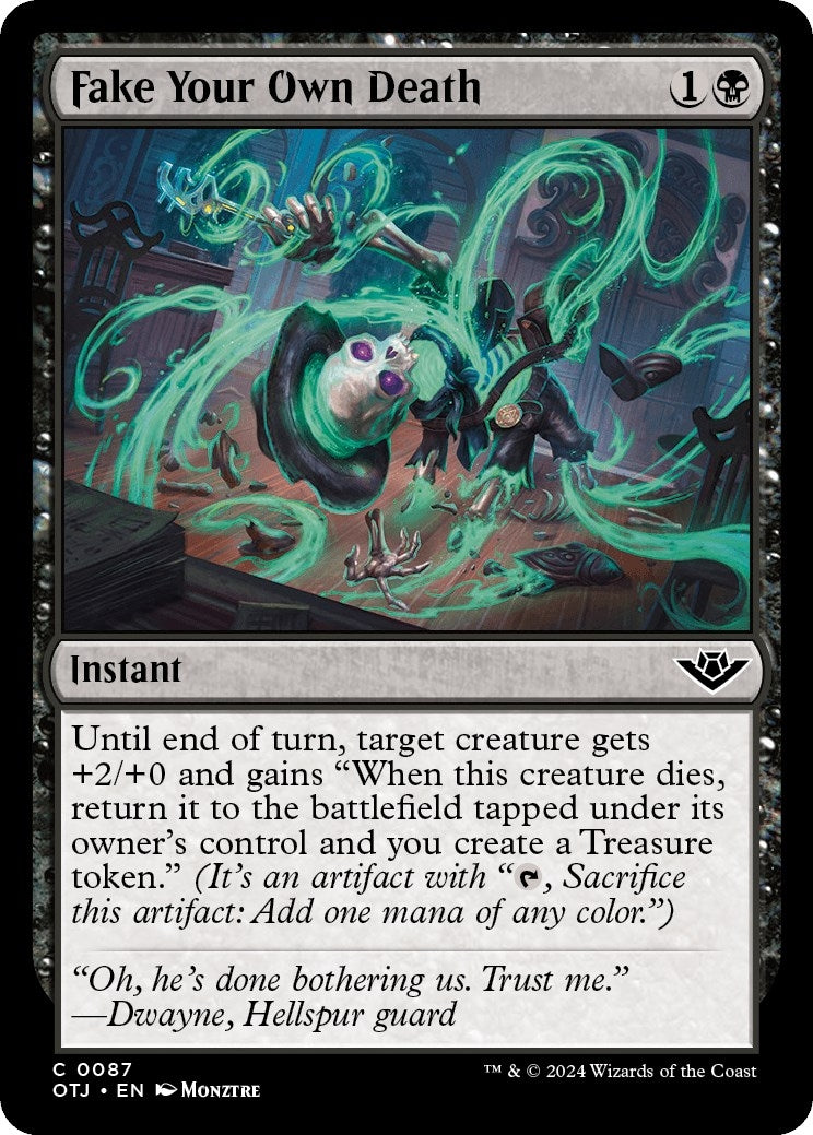 Image for Fake Your Own Death (87) (Outlaws of Thunder Junction) - Magic: The Gathering