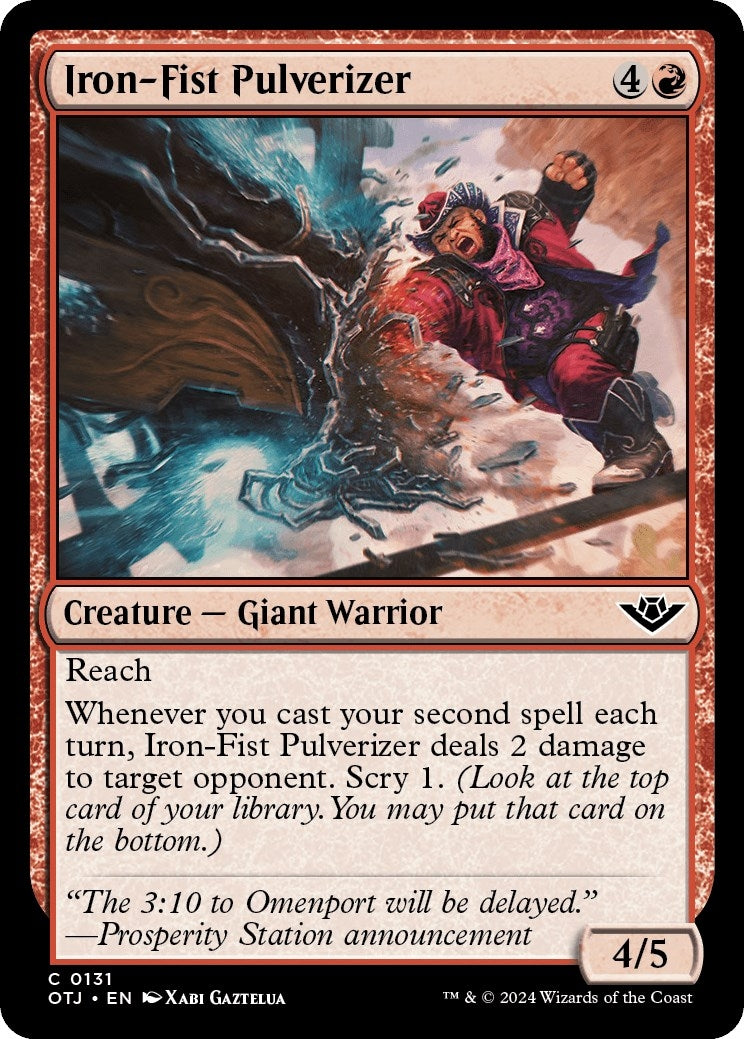 Image for Iron-Fist Pulverizer (131) (Outlaws of Thunder Junction) - Magic: The Gathering