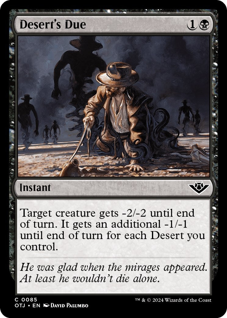 Image for Desert's Due (85) (Outlaws of Thunder Junction) - Magic: The Gathering
